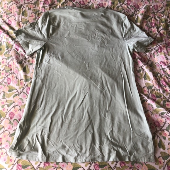 Isaac mizrahi Pastel green casual long shirt - Picture 3 of 5